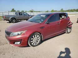 Salvage cars for sale at Houston, TX auction: 2015 KIA Optima EX