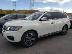 Nissan salvage cars for sale: 2018 Nissan Pathfinder S