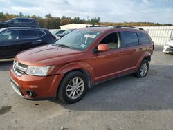 Salvage cars for sale from Copart Windham, ME: 2014 Dodge Journey SXT