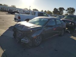 Salvage cars for sale at Sacramento, CA auction: 2018 Honda Civic EX