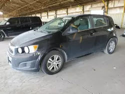 Chevrolet salvage cars for sale: 2016 Chevrolet Sonic LT