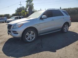 Flood-damaged cars for sale at auction: 2012 Mercedes-Benz ML 350 Bluetec