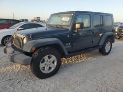 Flood-damaged cars for sale at auction: 2008 Jeep Wrangler Unlimited X