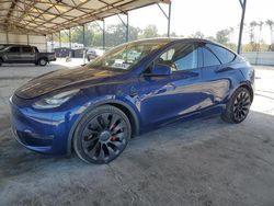 Tesla salvage cars for sale: 2020 Tesla Model Y