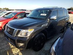 Salvage cars for sale at Arcadia, FL auction: 2019 Nissan Armada Platinum