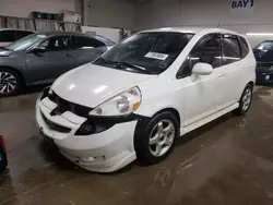 Salvage cars for sale at Elgin, IL auction: 2007 Honda FIT S