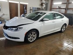 Salvage cars for sale at Pekin, IL auction: 2016 Chrysler 200 LX