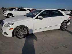 Salvage cars for sale at Grand Prairie, TX auction: 2013 Mercedes-Benz E 350 4matic