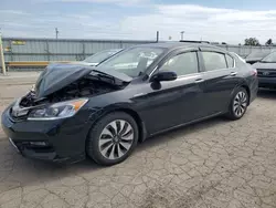 Salvage cars for sale at Dyer, IN auction: 2017 Honda Accord Hybrid