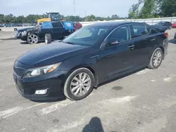 Salvage cars for sale at Dunn, NC auction: 2015 KIA Optima EX