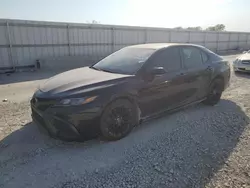 Salvage cars for sale at Kansas City, KS auction: 2022 Toyota Camry Night Shade