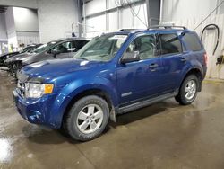 Salvage cars for sale at Ham Lake, MN auction: 2008 Ford Escape XLT