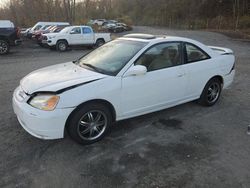 Salvage cars for sale at Marlboro, NY auction: 2002 Honda Civic EX