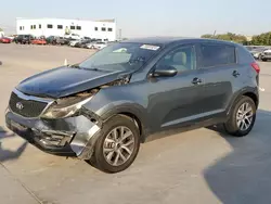 Salvage cars for sale at Grand Prairie, TX auction: 2014 KIA Sportage Base