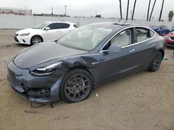 Salvage cars for sale at Van Nuys, CA auction: 2020 Tesla Model 3