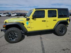 Salvage cars for sale at North Las Vegas, NV auction: 2023 Jeep Wrangler Rubicon 4XE