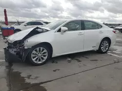 Lexus ES 300H salvage cars for sale: 2015 Lexus ES 300H