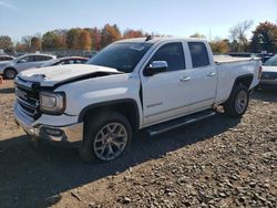 Salvage cars for sale at Chalfont, PA auction: 2018 GMC Sierra K1500 SLT