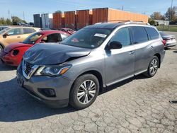 Salvage cars for sale at Bridgeton, MO auction: 2019 Nissan Pathfinder S