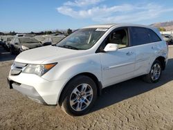 Acura salvage cars for sale: 2007 Acura MDX Technology