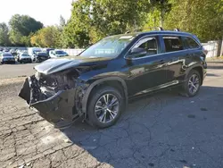 Toyota salvage cars for sale: 2016 Toyota Highlander XLE