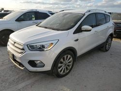 Salvage cars for sale at Arcadia, FL auction: 2017 Ford Escape Titanium