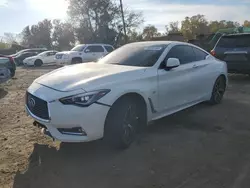 Salvage cars for sale at Baltimore, MD auction: 2018 Infiniti Q60 Pure