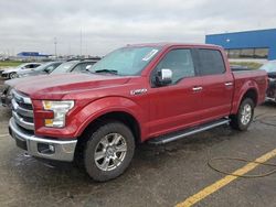 Salvage cars for sale from Copart Woodhaven, MI: 2016 Ford F150 Supercrew