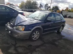 Salvage cars for sale from Copart Woodburn, OR: 2005 Subaru Impreza Outback Sport