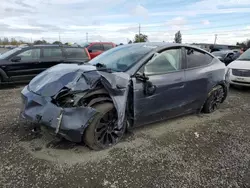 Carros salvage sin ofertas aún a la venta en subasta: 2022 Tesla Model Y