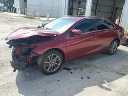 Salvage cars for sale at Riverview, FL auction: 2017 Toyota Camry LE