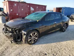 Salvage cars for sale at Arcadia, FL auction: 2020 Nissan Maxima SV