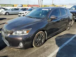 Salvage cars for sale at Van Nuys, CA auction: 2013 Lexus CT 200