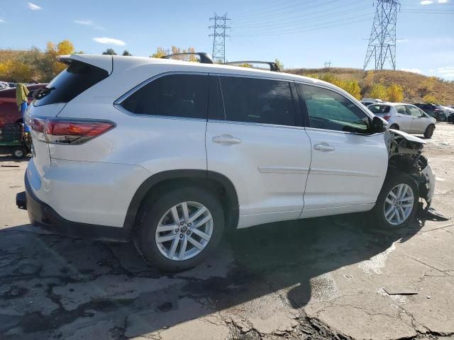 2016 Toyota Highlander LE