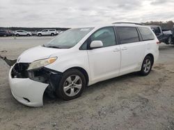 Salvage cars for sale at Spartanburg, SC auction: 2011 Toyota Sienna LE