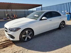 Salvage cars for sale at Andrews, TX auction: 2024 Mercedes-Benz C300