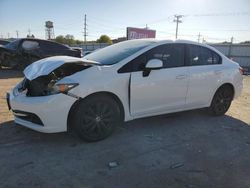 Salvage cars for sale at auction: 2013 Honda Civic LX