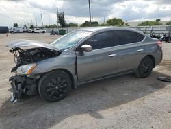 Salvage cars for sale at Miami, FL auction: 2015 Nissan Sentra S