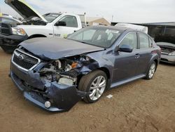 Salvage cars for sale at Brighton, CO auction: 2013 Subaru Legacy 2.5I Limited