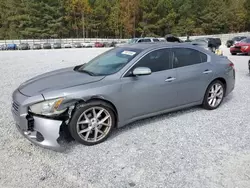 Salvage cars for sale at Gainesville, GA auction: 2009 Nissan Maxima S