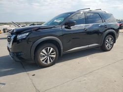 Salvage cars for sale at Grand Prairie, TX auction: 2023 Nissan Pathfinder SL