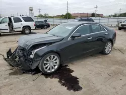 Salvage cars for sale at Chicago Heights, IL auction: 2016 Cadillac ATS Luxury