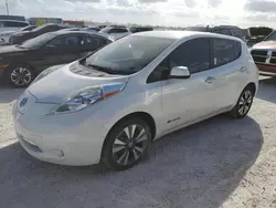 Salvage cars for sale from Copart Arcadia, FL: 2015 Nissan Leaf S