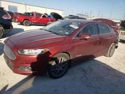 Salvage cars for sale at Haslet, TX auction: 2014 Ford Fusion SE Hybrid