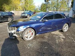 Audi salvage cars for sale: 2018 Audi S4 Premium Plus