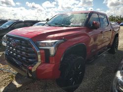 Carros dañados por inundaciones a la venta en subasta: 2023 Toyota Tundra Crewmax Platinum