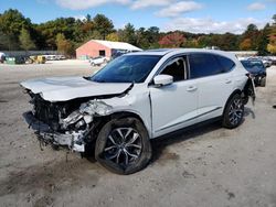 Salvage cars for sale at Mendon, MA auction: 2022 Acura MDX Technology