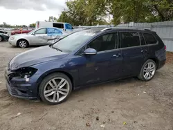 Salvage cars for sale at London, ON auction: 2018 Volkswagen Golf Sportwagen Highline