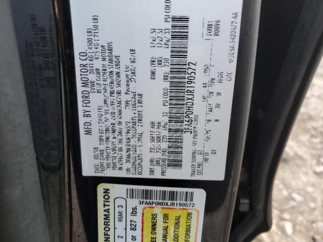 2018 Ford Fusion SE