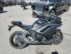 Salvage motorcycles for sale at Anthony, TX auction: 2016 Kawasaki EX300 B